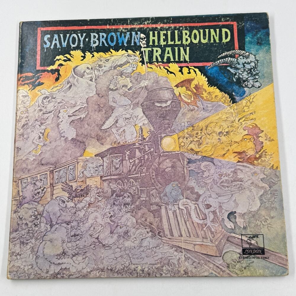 SAVOY BROWN Hellbound Train 1972 Parrot Records LP Gatefold Cover XPAS 71052 VG